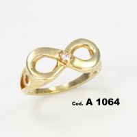 anel com pedra zirconia 
